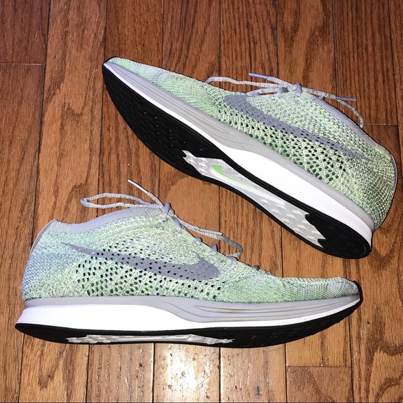Nike Other - Nike Flyknit Racer Pistachio Size 10 EUC